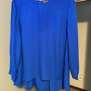 Vince Camuto Royal Blue Dress up or down Blouse. Split sleeves as shown. Size XL
